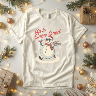 Bis zum Schnee gut – Lustiger Weihnachts-Schneeman Tri-Blend Shirt