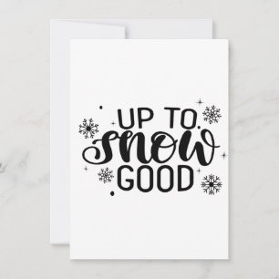 Bis zum Schnee Gute Weihnachts-Winterschneeflocke Einladung