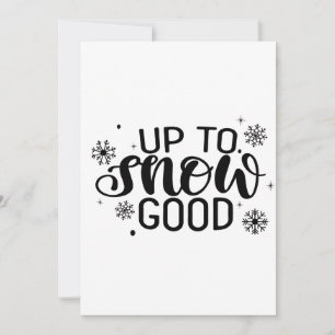 Bis zum Schnee Gute Weihnachts-Winterschneeflocke Feiertagskarte