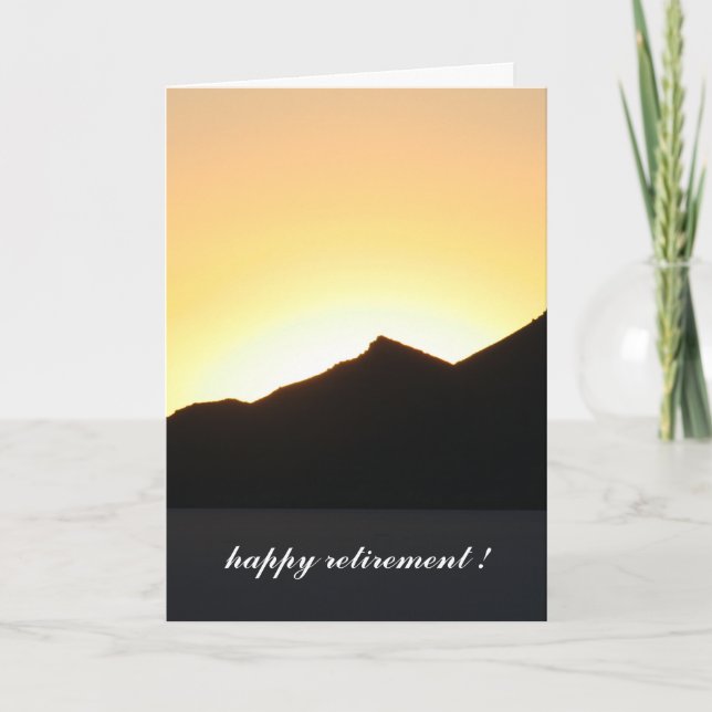 bis zum Sonnenuntergang Karte (Vorderseite)