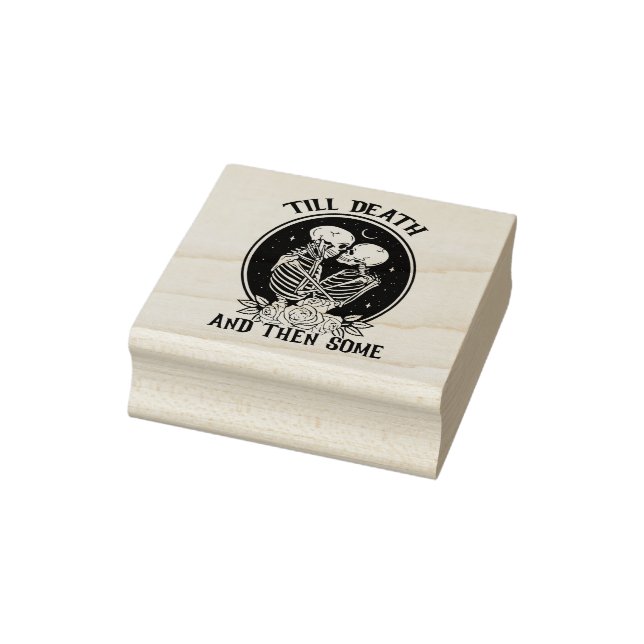 "Bis zum Tod Briefmarke Gummistempel (Stempel)