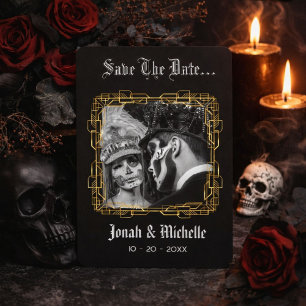 Bis zum Tod Dia De Los Muertos Save the Date