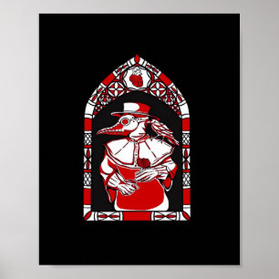 Bis zum Tod führen wir zum Teil Pest Ärztliche Lie Poster
