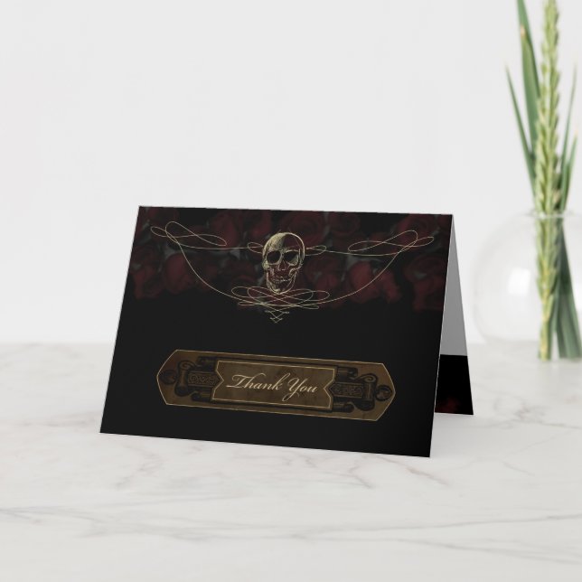 Bis zum Tod kostenlos geklappt Dankeschön Karte (Vorderseite)