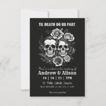 Bis zum Tod Machen wir ein Schädelpaar Rose