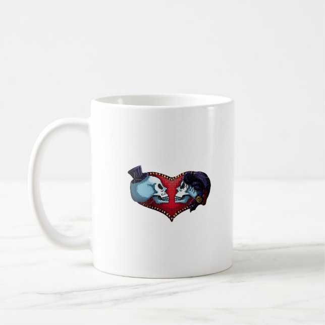 Bis zum Tod machen wir Teil (Back Bg Variant) Graf Kaffeetasse (Links)