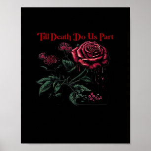 Bis zum Tod machen wir Teil Classic - Liebe Design Poster