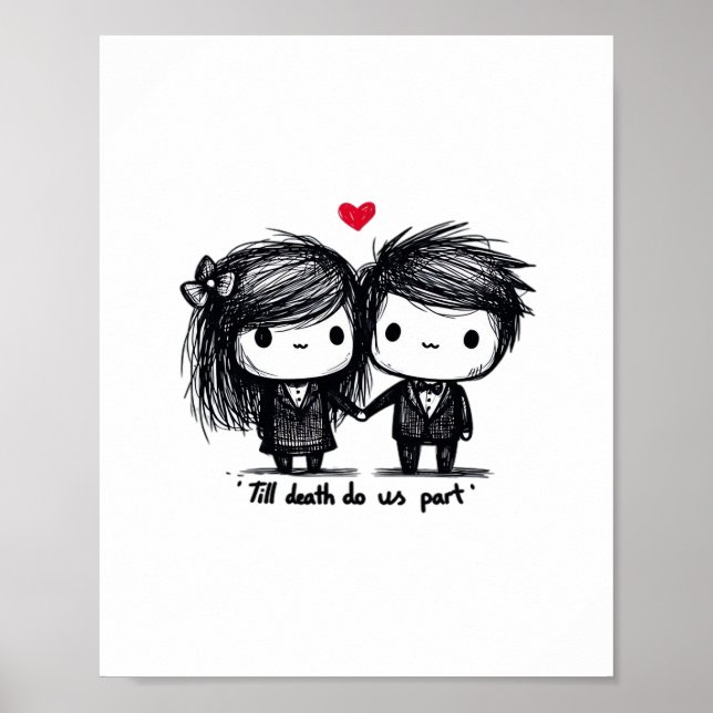 Bis zum Tod machen wir Teil Classic - Liebe Herbst Poster (Vorne)