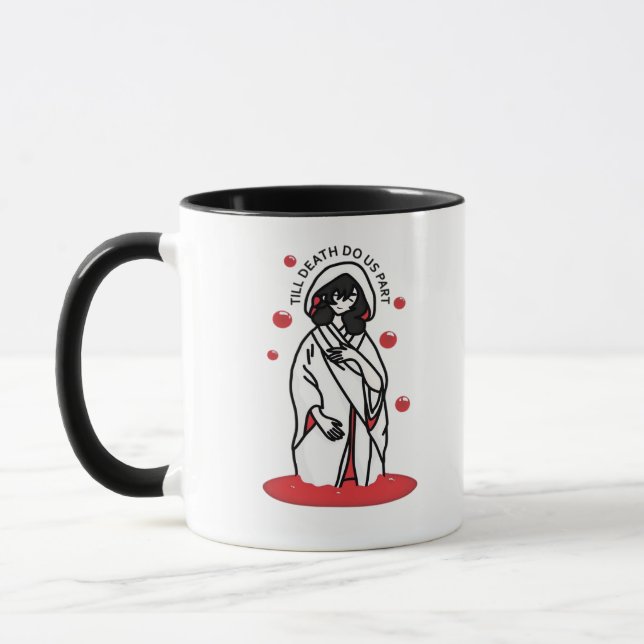Bis zum Tod machen wir Teil - ein zaghafter Hochze Tasse (Links)