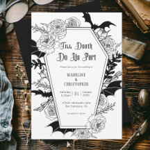 Bis zum Tod machen wir Teil einer gotischen Blumen