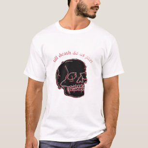 Bis zum Tod machen wir Teil - Glitchschädel mit so T-Shirt