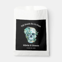 Bis zum Tod machen wir Teil gotische Halloween-Hoc Geschenktütchen