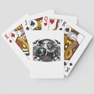 Bis zum Tod machen wir Teil - gotische Liebe Spielkarten