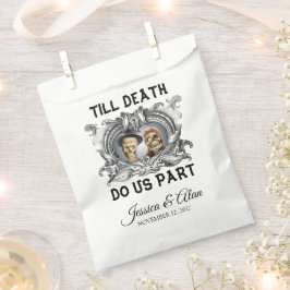 Bis zum Tod machen wir Teil Halloween Hochzeit Geschenktütchen