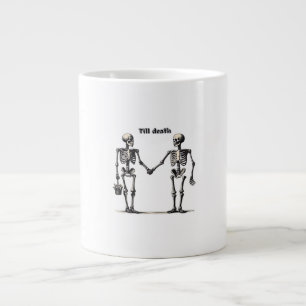 Bis zum Tod machen wir Teil klassisch - Funny Lieb Jumbo-Tasse