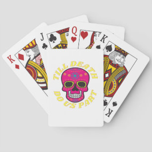Bis zum Tod machen wir Teil klassisch - gotische H Spielkarten