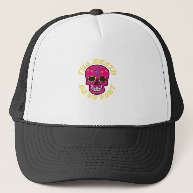 Bis zum Tod machen wir Teil klassisch - gotische H Truckerkappe (Vorderseite)