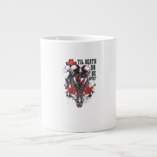 Bis zum Tod machen wir Teil - Minimalistisches Ske Jumbo-Tasse