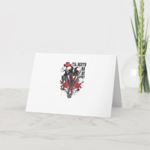 Bis zum Tod machen wir Teil - Minimalistisches Ske Karte
