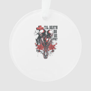 Bis zum Tod machen wir Teil - Minimalistisches Ske Ornament