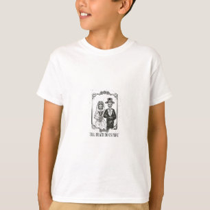 Bis zum Tod machen wir Teil Skelett Hochzeitscoupe T-Shirt
