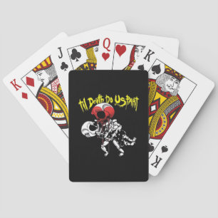Bis zum Tod machen wir Teil - Skelettknochen für i Spielkarten