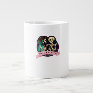 Bis zum Tod machen wir Teil Valentine Kunst - Spoo Jumbo-Tasse
