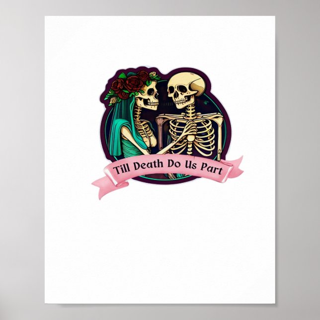 Bis zum Tod machen wir Teil Valentine Kunst - Spoo Poster (Vorne)