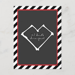 Bis zum Tod nehmen wir teil Postkarte