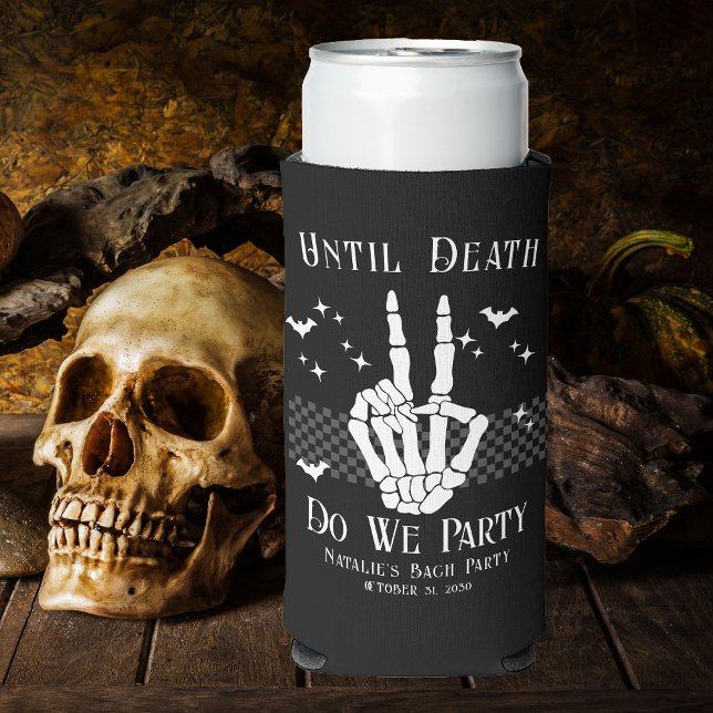 Bis zum Tod Party Goth Wedding Bachelorette Selters Dosenkühler (Von Creator hochgeladen)