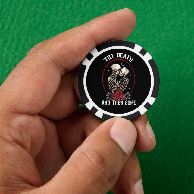 'Bis zum Tod Poker Chips (Hand)