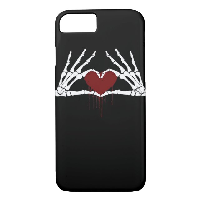 bis zum Tod - Skeletton Herz Hände Case-Mate iPhone Hülle (Rückseite)