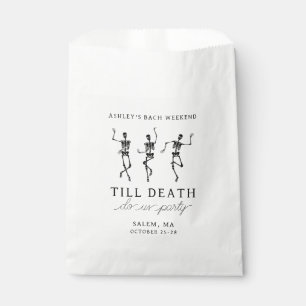 Bis zum Tod tun uns Party Bachelorette Wochenende Geschenktütchen