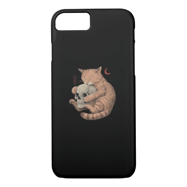 Bis zum Tod tun uns Party Cat Skull Classic Case-Mate iPhone Hülle (Rückseite)