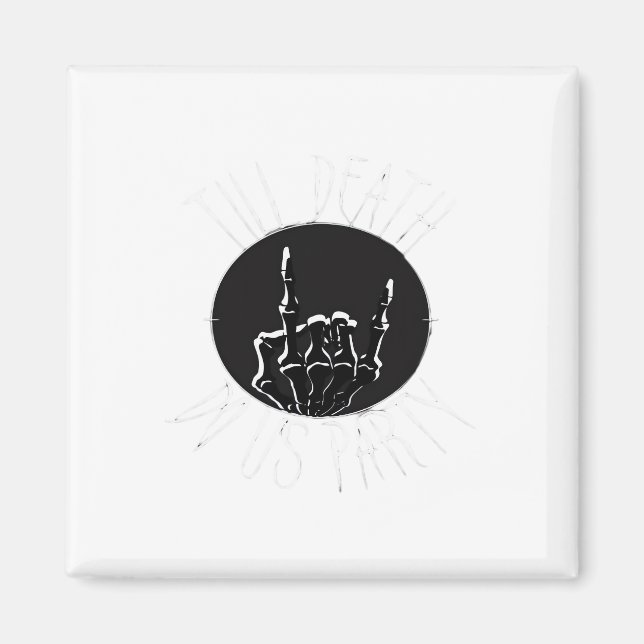 Bis zum Tod tun uns Party Classic Magnet (Vorne)
