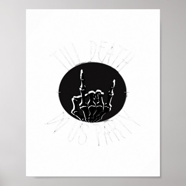 Bis zum Tod tun uns Party Classic Poster (Vorne)