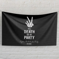 Bis zum Tod tun uns Party Skelett Junggeselinnen-A