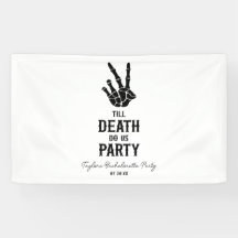 Bis zum Tod tun uns Party Skelett Junggeselinnen-A