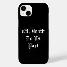 Bis zum Tod tun uns Teil iPhone Fall - schwarz