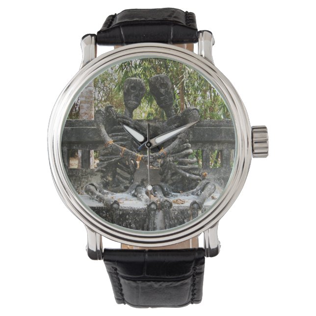 Bis zum Tod tun uns Teil ... Nong Khai, Thailand Armbanduhr (Vorderseite)