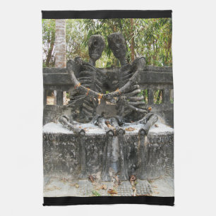 Bis zum Tod tun uns Teil ... Nong Khai, Thailand Geschirrtuch