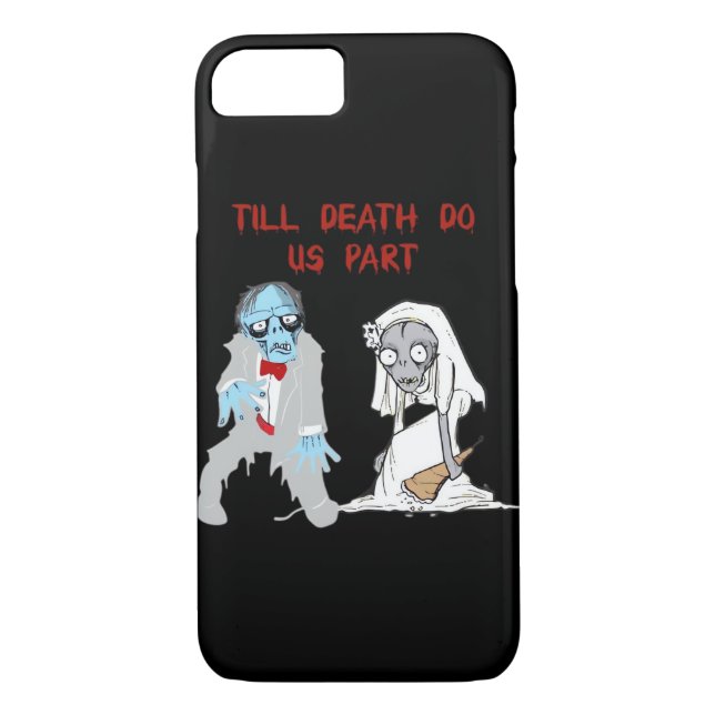 Bis zum Tod tun uns Teil Zombie Wedween Cou Case-Mate iPhone Hülle (Rückseite)