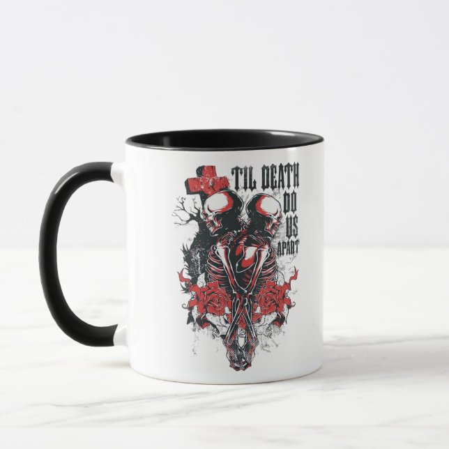 Bis zum Tod tun wir als Classic Tasse (Links)