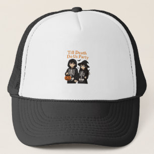 Bis zum Tod tun wir Party - Anime Halloween Couple Truckerkappe