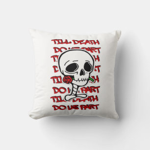 Bis zum Tod tun wir Teil Classic - Basic Halloween Kissen
