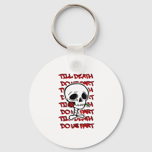 Bis zum Tod tun wir Teil Classic - Basic Halloween Schlüsselanhänger (Vorderseite)