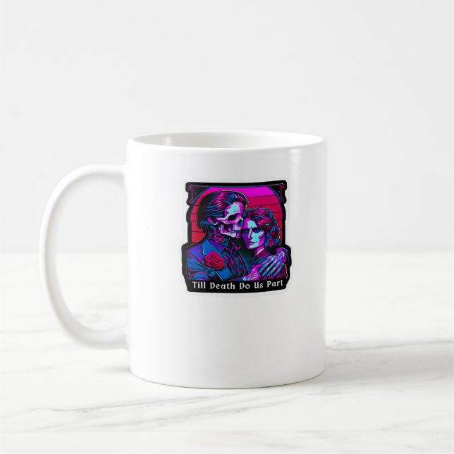 Bis zum Tod tun wir Teil Classic - Grim Sensenmann Kaffeetasse (Links)