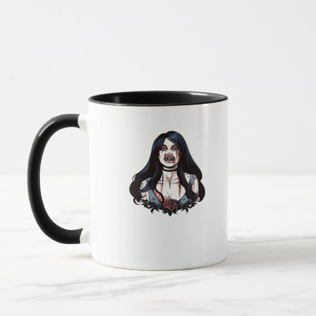 Bis zum Tod tun wir Teil Classic - Skelett Paar Tasse (Links)