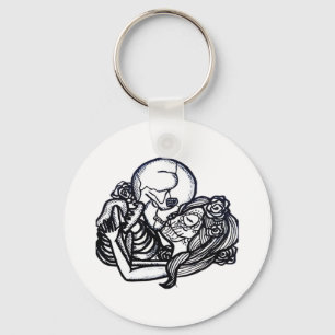 Bis zum Tod tun wir Teil Classic - Spooky Skeleton Schlüsselanhänger