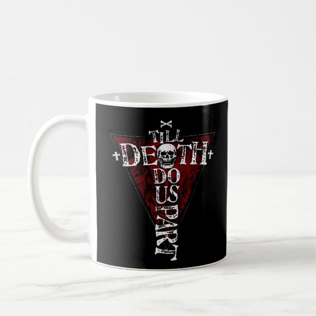 Bis zum Tod tun wir Teil - Der Herbst wird ästheti Kaffeetasse (Links)